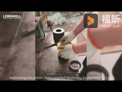 लाल पीयू रबर पिस्टन कीचड़ पंप घटक AH000004050200 मध्यम दबाव